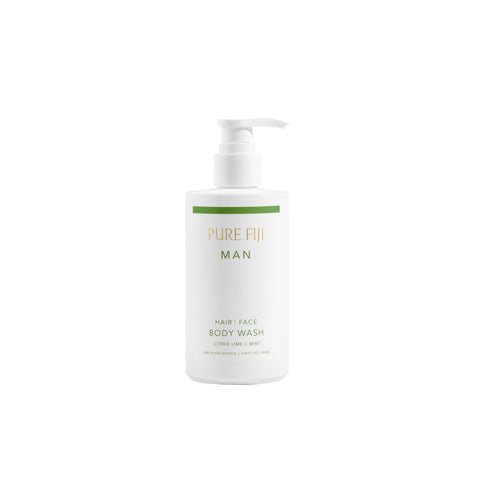 Pure Fiji MAN Hair, Face & Body Wash | Citrus, Lime & Mint