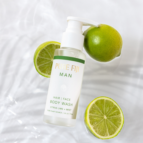 Pure Fiji MAN Hair, Face & Body Wash | Citrus, Lime & Mint
